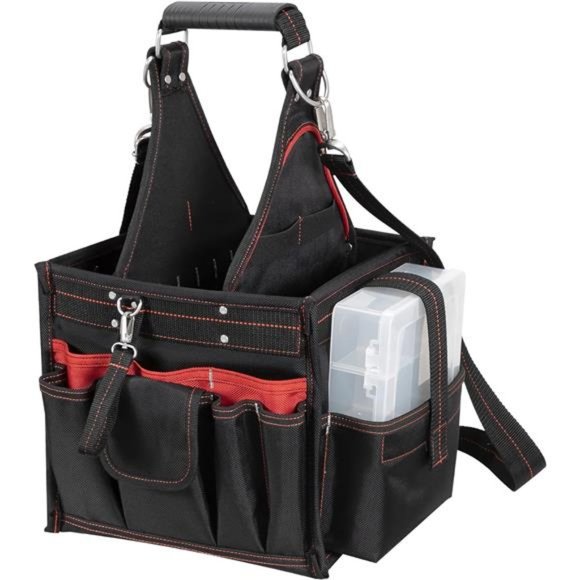 Electrical/Maintenance Tool Carrier, 23 Pockets, Heavy Duty Ballistic Polyester - Picture 2 of 6